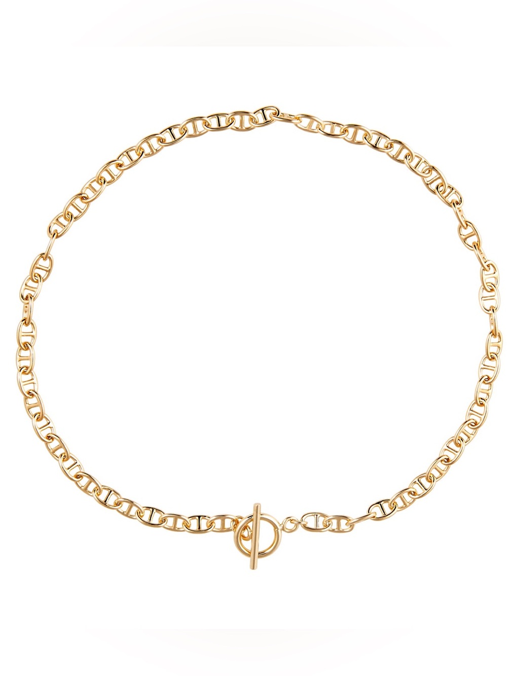NWT Sahira Jewelry Gold Taylor Toggle Chain Necklace